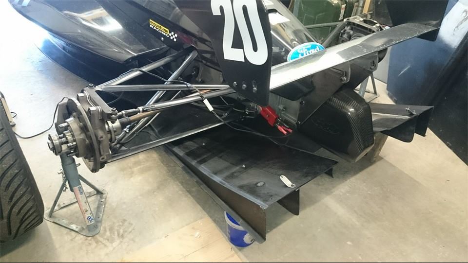 Rear diffuser mockup