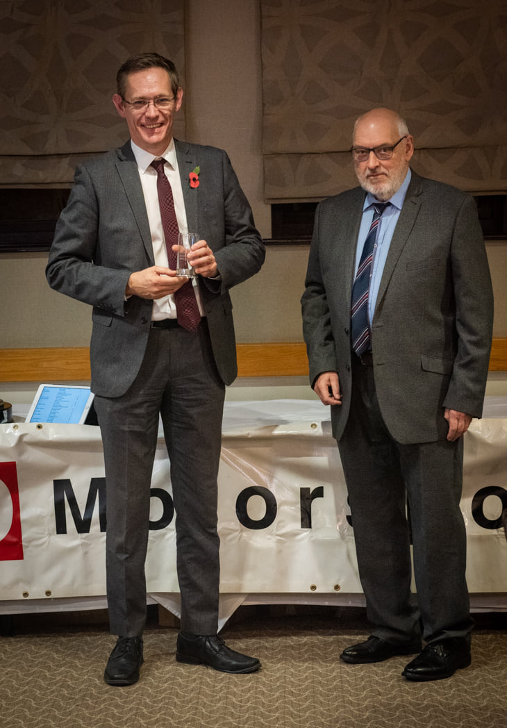 Collecting my 4th place award